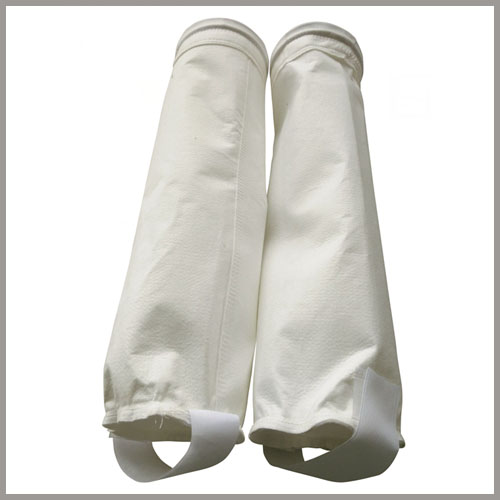 polyester filter bag with disc top with Velcro Strap