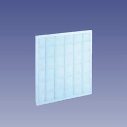 Flat plate primary air filter